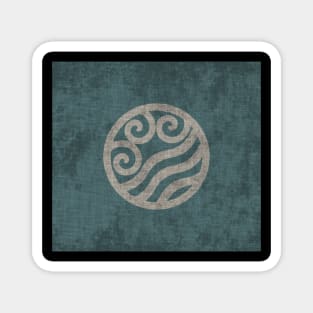 Atla Tapestry 5 - Flag of the Water Tribe (South) Magnet