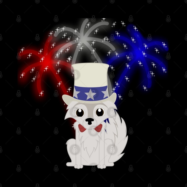 Independence Puppy by Snow Paw Treasures