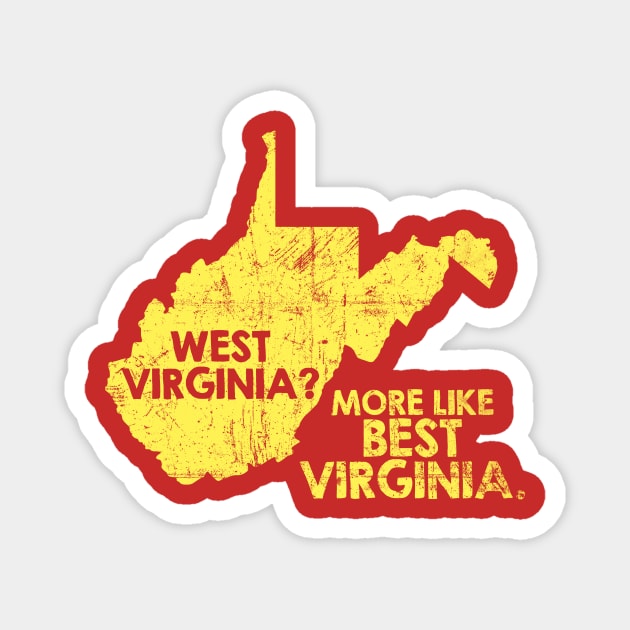 West Virginia Best Virginia Magnet by APSketches