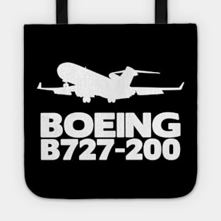 Boeing B727-200 Silhouette Print (White) Tote