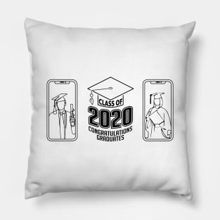 Online Class of 2020 Pillow