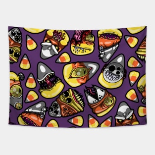 Carnivorous Candy Corn Tapestry