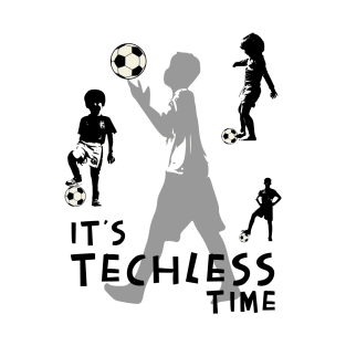 Techless Time Soccer Football Futbol Kids Athlete Athletic Tee T-Shirt