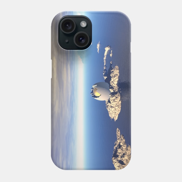 Egg Island Phone Case by perkinsdesigns