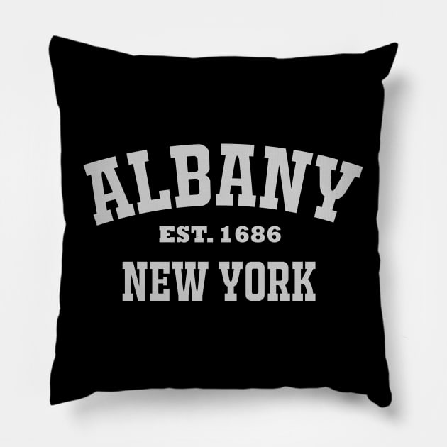 Albany, New York Pillow by MtWoodson