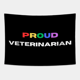 Proud veterinarian Tapestry