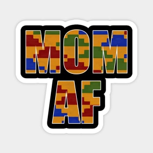 Mom Af, African Pattern Magnet