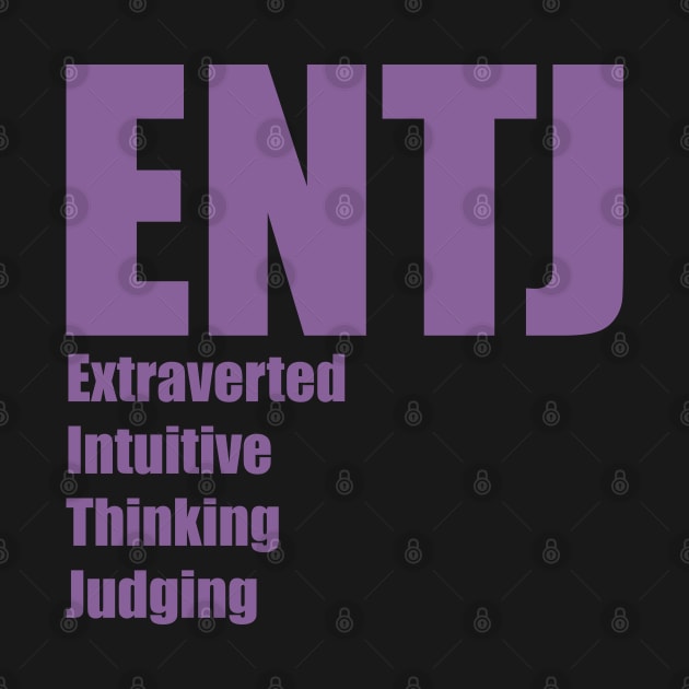 ENTJ The Commander MBTI types 3A Myers Briggs personality by FOGSJ