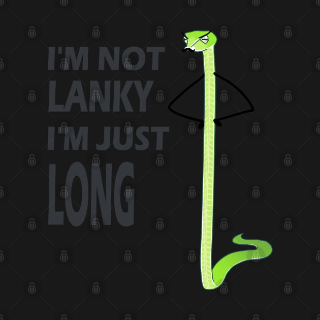 I'm not LANKY! by KamyShek89