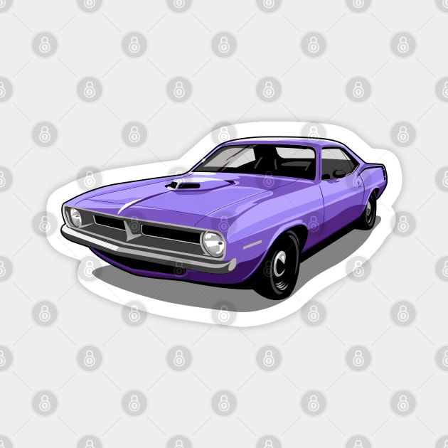 1970 Plymouth Barracuda in  In Violet Magnet by candcretro