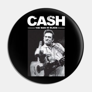 Middle Finger Johnny Cash | Vintage Pin