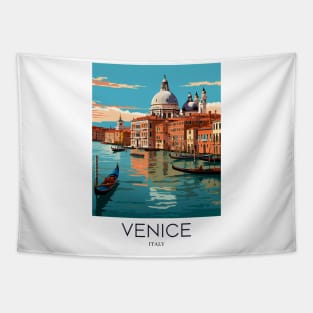 A Pop Art Travel Print of Venice - Italy Tapestry