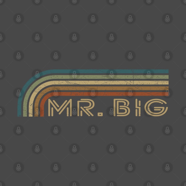 Mr. Big Retro Stripes by paintallday