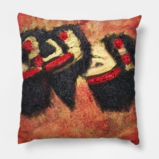 Women behind the veil. Pillow