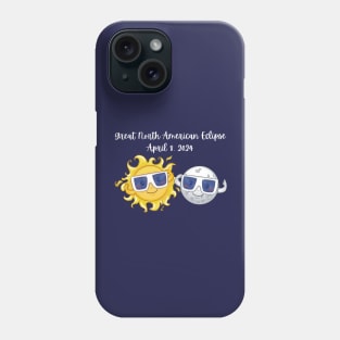 Great North American Eclipse Phone Case