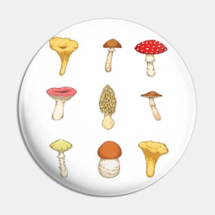 Mushrooms Pin