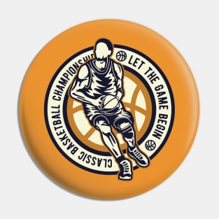 Basketball Championship Pin