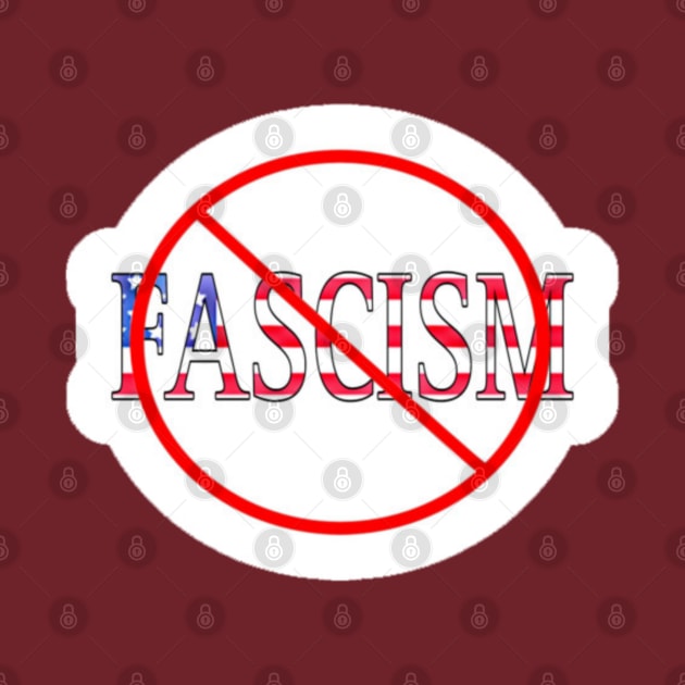 🚫 Fascism Sticker - Front by SubversiveWare