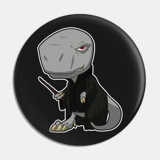 Evil Dino wizard Pin