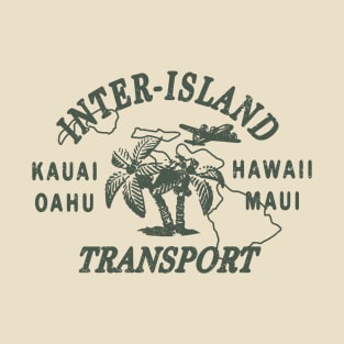 Vintage Inter-Island Airways by Buck Tee T-Shirt