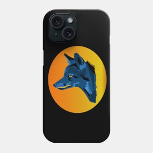 Azure Camouflage Fox Phone Case