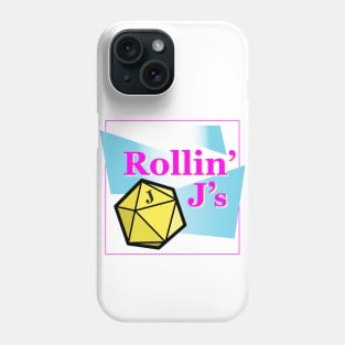 Rollin J's d20 logo Phone Case