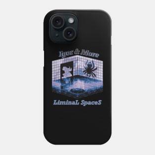 Igor & More Tarantula Liminal Spaces Misty Haze Phone Case