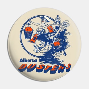 Defunct Alberta Dusters Basketball Team Pin