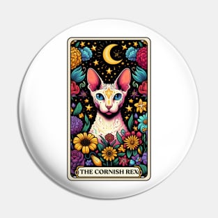 Cornish Rex Tarot Card Pin