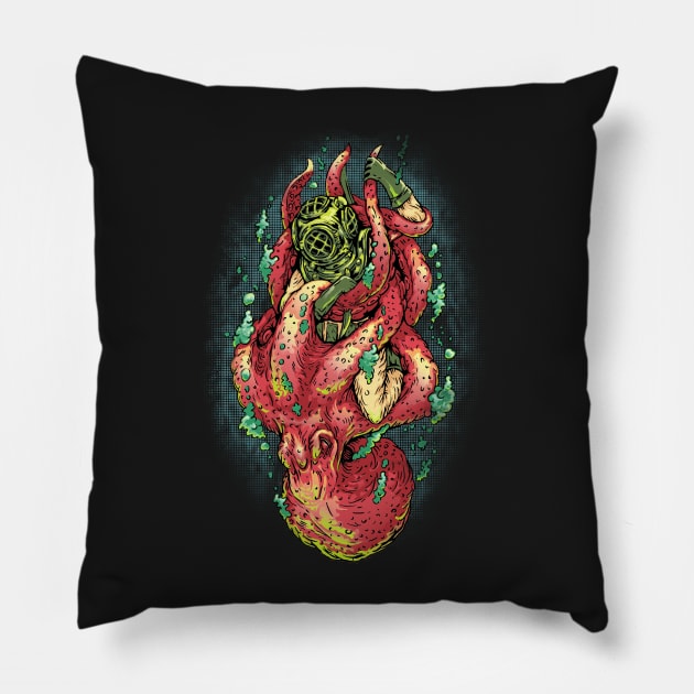 Deep Sea Survival Pillow by Villainmazk