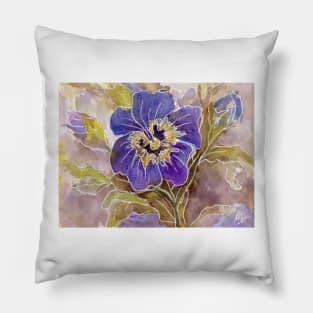 Watercolour Flower with Ink Nr 152 Pillow