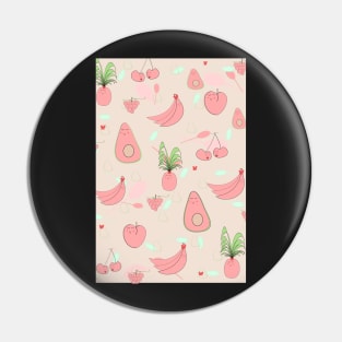 Pink Fruits Pin