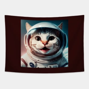 Astronaut Cat Tapestry