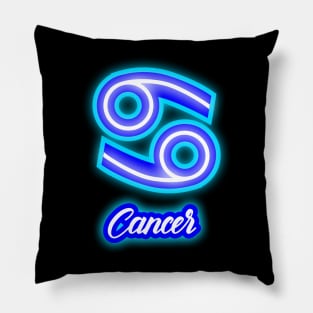 cancer zodiac logo Pillow