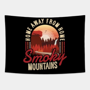 Smoky Mountains - Home Away From Home Tapestry