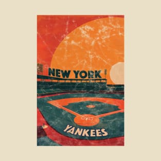 Midcentury New York Yankees Stadium T-Shirt