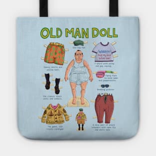 Old Man Doll Tote