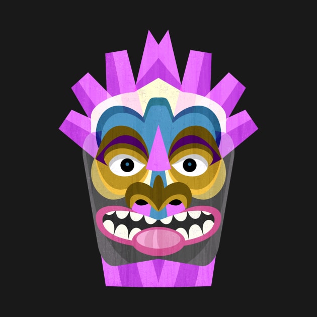 Pink Tiki by AntiqueImages