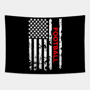 Football Usa Flag For Americans Tapestry