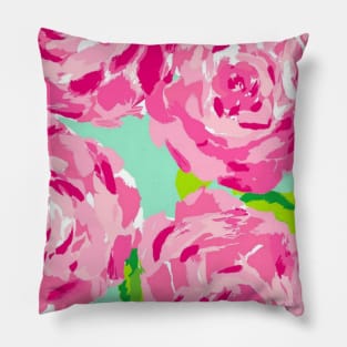 Lilly Inspired Roses Pillow