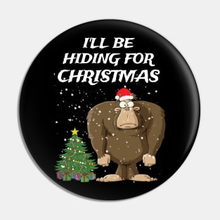 Bigfoot Christmas Pin