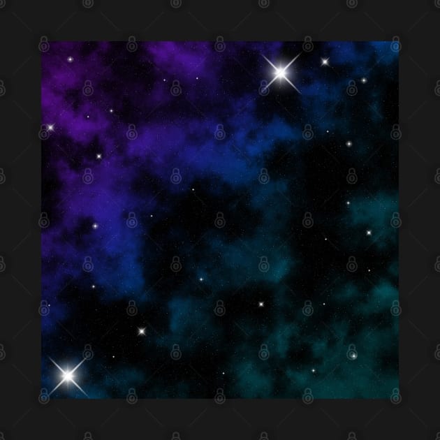 Dark Galaxy Pattern by WiseWitch