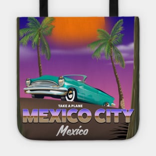 Mexico City Vintage travel poster Tote