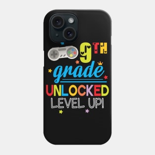 Gamer Students 9th Grade Unlocked Level Up Back To School Phone Case