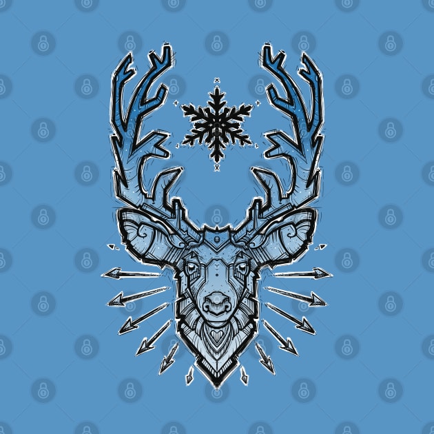 deer head design by weilertsen