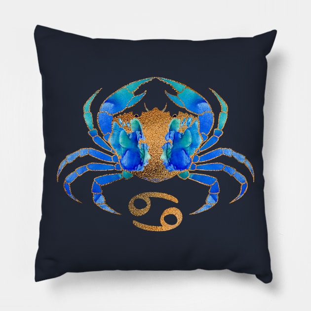 Zodiac - Cancer Pillow by Olooriel