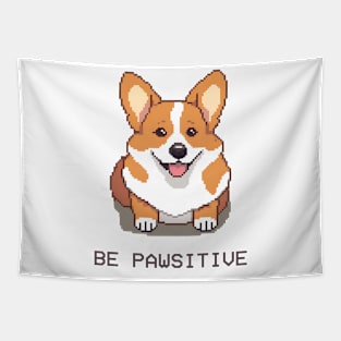 Pawsitive Corgi Tapestry