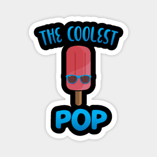 'The Coolest Pop' Food Ice Pop Magnet