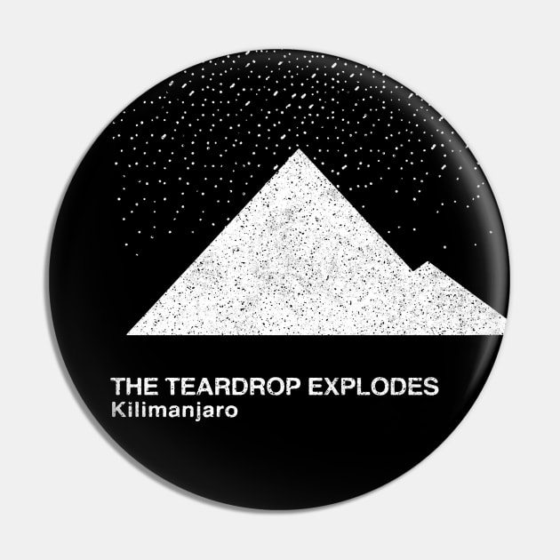 Kilimanjaro / Minimalist Graphic Artwork Design Pin by saudade