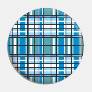 Plaid Pattern Pin